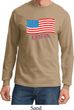 Distressed USA Flag Long Sleeve Shirt