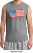 Distressed USA Flag Mens Muscle Shirt