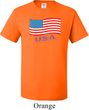 Distressed USA Flag Mens Tall Shirt