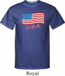 Distressed USA Flag Mens Tall Shirt