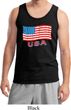 Distressed USA Flag Mens Tank Top