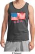 Distressed USA Flag Mens Tank Top