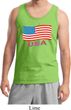 Distressed USA Flag Mens Tank Top