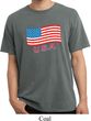 Distressed USA Flag Pigment Dyed Shirt