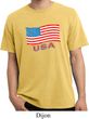 Distressed USA Flag Pigment Dyed Shirt