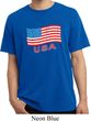 Distressed USA Flag Pigment Dyed Shirt
