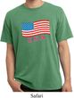Distressed USA Flag Pigment Dyed Shirt