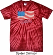 Distressed USA Flag Spider Tie Dye Shirt