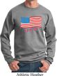 Distressed USA Flag Sweatshirt