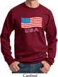Distressed USA Flag Sweatshirt