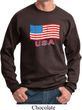 Distressed USA Flag Sweatshirt