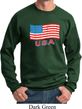 Distressed USA Flag Sweatshirt