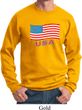 Distressed USA Flag Sweatshirt