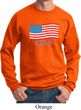 Distressed USA Flag Sweatshirt