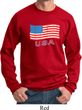 Distressed USA Flag Sweatshirt