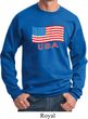 Distressed USA Flag Sweatshirt