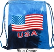 Distressed USA Flag Tie Dye Bag