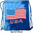 Distressed USA Flag Tie Dye Bag