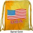 Distressed USA Flag Tie Dye Bag