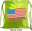 Distressed USA Flag Tie Dye Bag