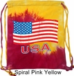 Distressed USA Flag Tie Dye Bag