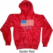 Distressed USA Flag Tie Dye Hoodie