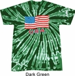 Distressed USA Flag Twist Tie Dye Shirt
