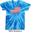 Distressed USA Flag Twist Tie Dye Shirt