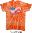 Distressed USA Flag Twist Tie Dye Shirt
