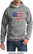 Distressed USA Heart Hoodie