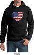 Distressed USA Heart Hoodie
