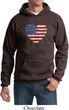 Distressed USA Heart Hoodie