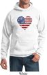 Distressed USA Heart Hoodie