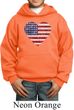 Distressed USA Heart Kids Hoodie