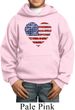 Distressed USA Heart Kids Hoodie