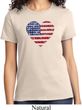 Distressed USA Heart Ladies Shirt