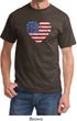Distressed USA Heart Shirt