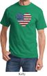 Distressed USA Heart Shirt