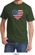 Distressed USA Heart Shirt