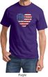 Distressed USA Heart Shirt