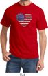 Distressed USA Heart Shirt
