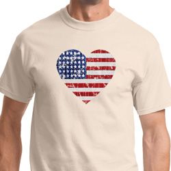 Distressed USA Heart Shirts