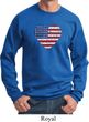 Distressed USA Heart Sweatshirt