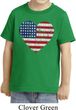 Distressed USA Heart Toddler Shirt