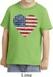 Distressed USA Heart Toddler Shirt