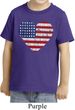 Distressed USA Heart Toddler Shirt