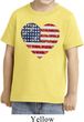 Distressed USA Heart Toddler Shirt