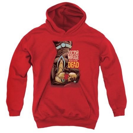 Doctor Mirage Kids Hoodie Talks To The Dead Red Youth Hoody
