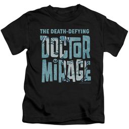 Doctor Mirage Kids Shirt Character Logo Black T-Shirt