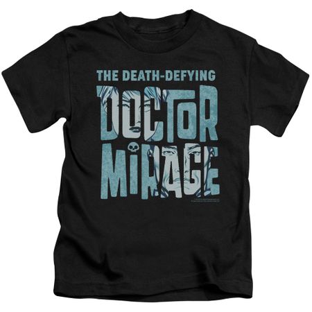 Doctor Mirage Kids Shirt Character Logo Black T-Shirt